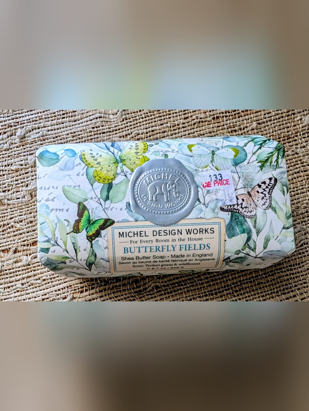Michel Design Works Butterfly Fields 8.7 oz Bath Soap NEW